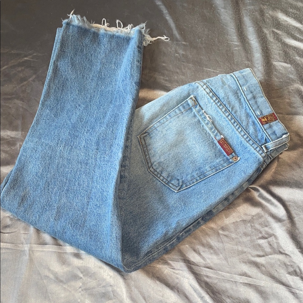 7 For All Mankind Light Blue Denim Pants